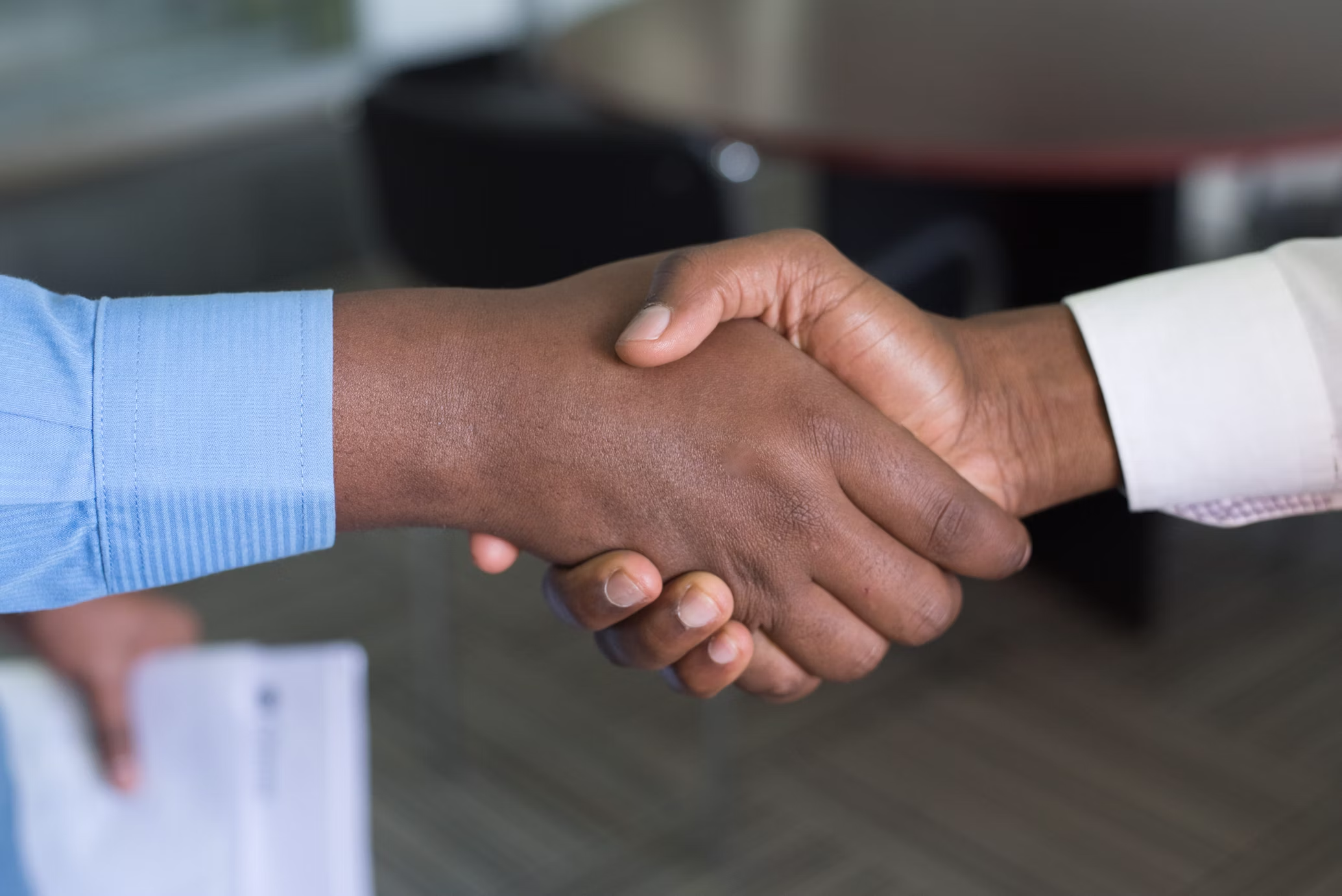 Financing Shaking hands
