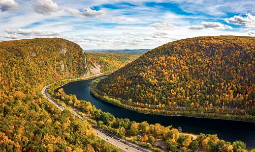 aerial view of new jersey's most scenic drives