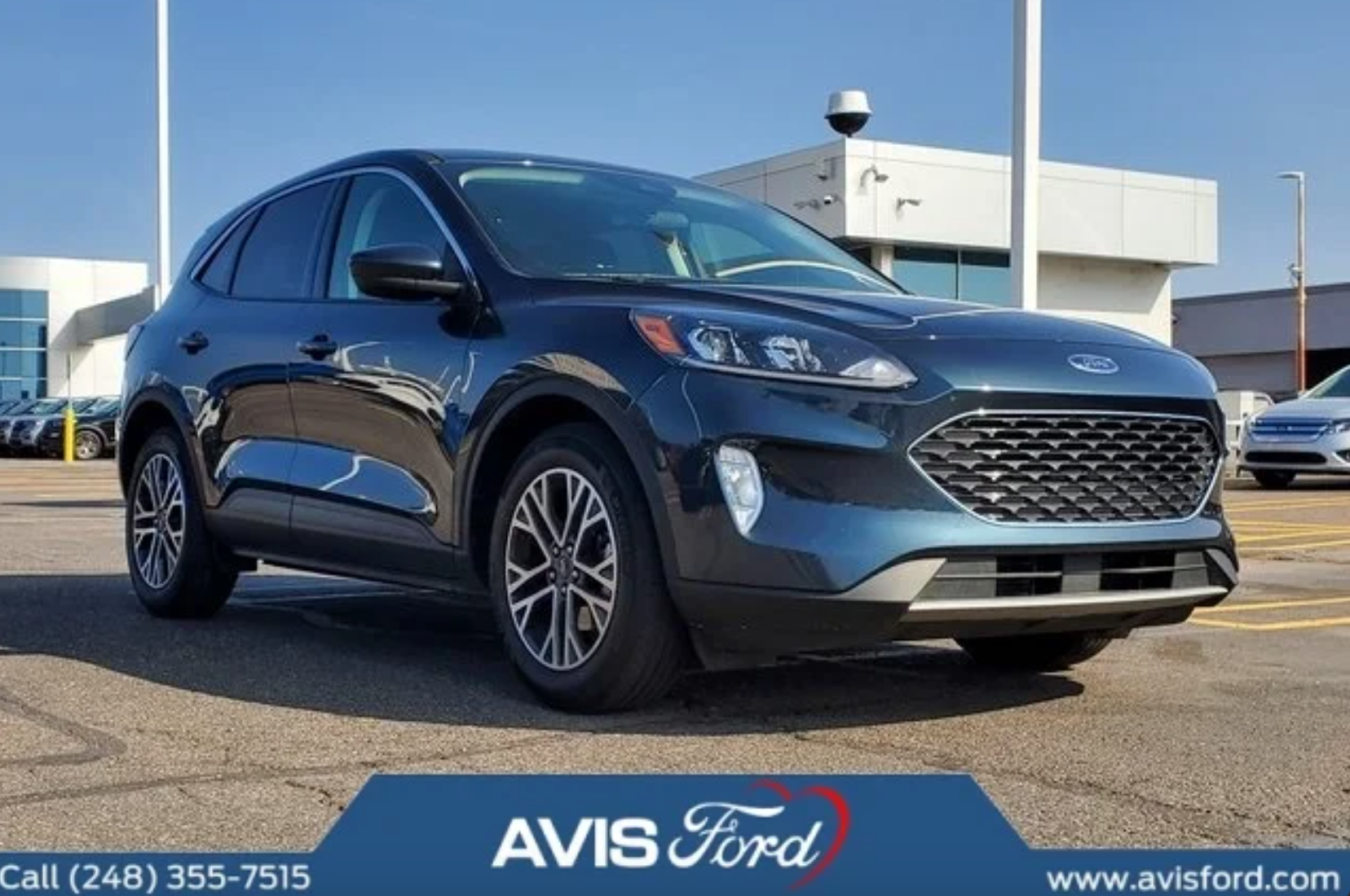 Front and side view of a used Ford Escape in Southfield