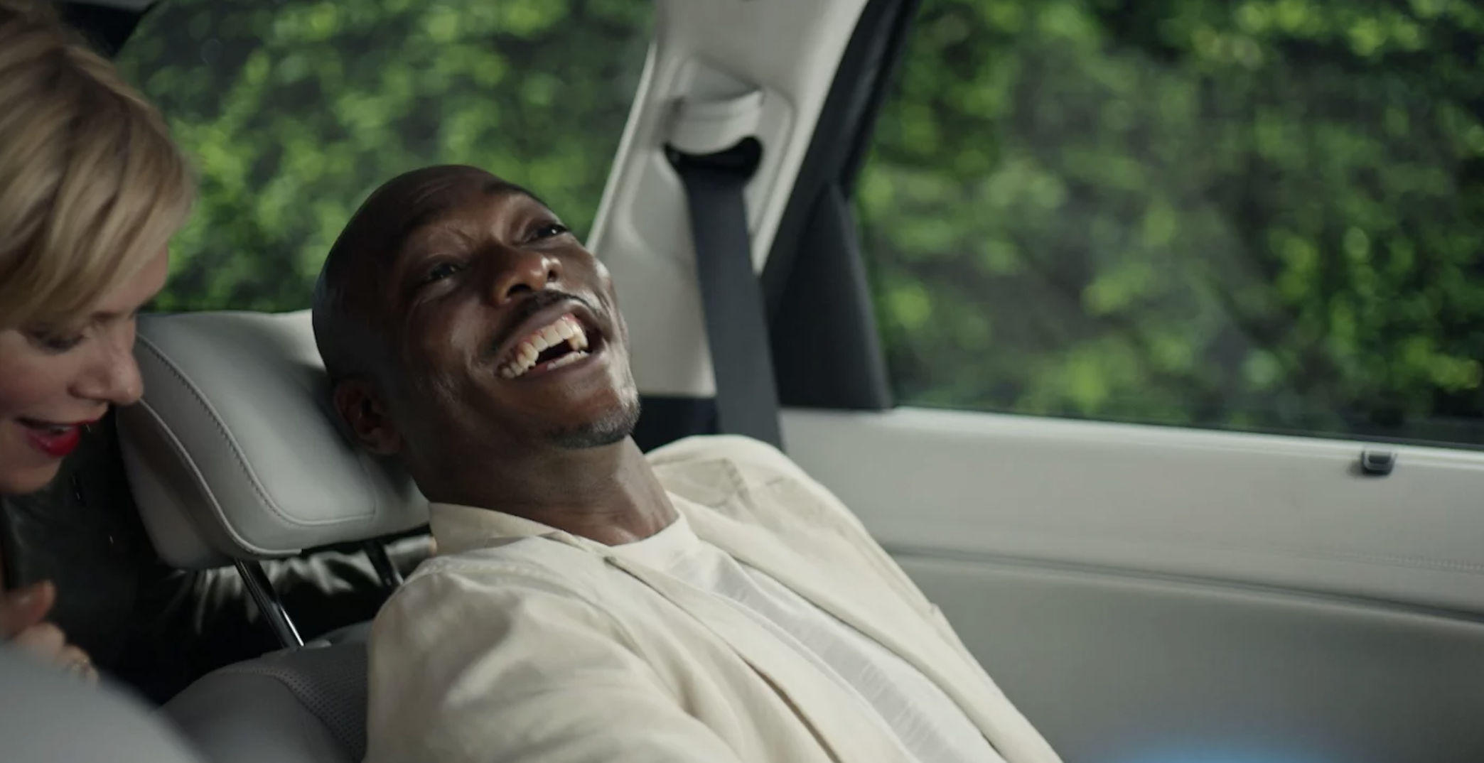 Friends laughing ina 2027 Hyundai Palisade